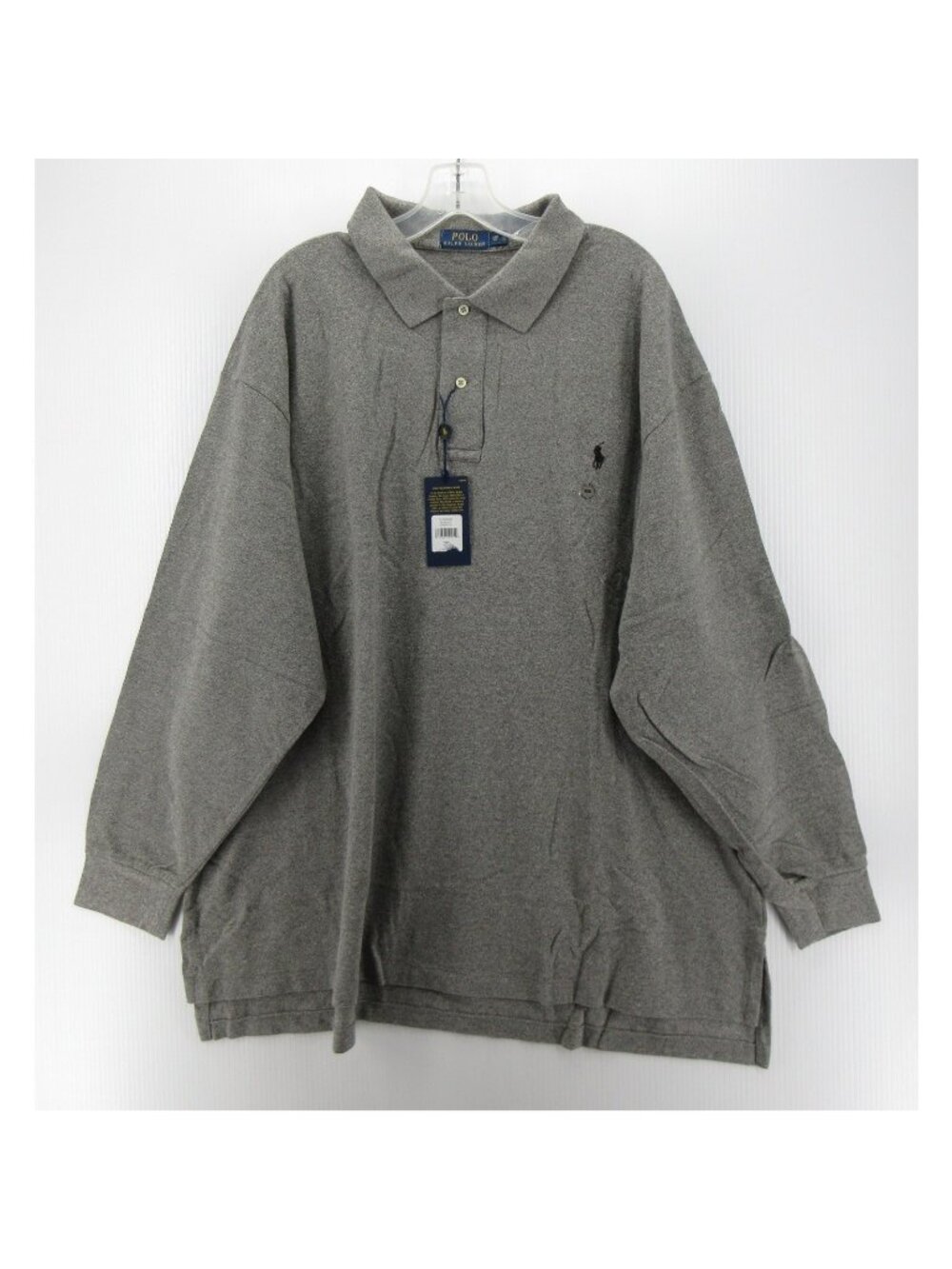 Polo Ralph Lauren Polo Shirt 3XB Big Pullover Classic Heathered Pony